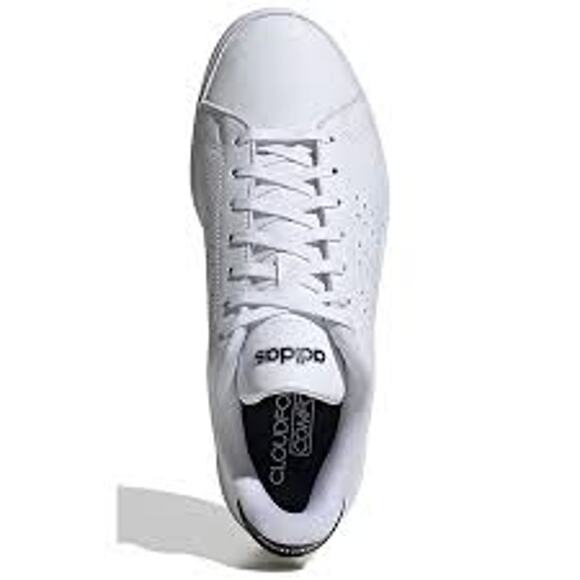 NEW Adidas Advantage Women's Size 8 Sneakers White/Navy Blue IH3452 - Picture 3 of 9